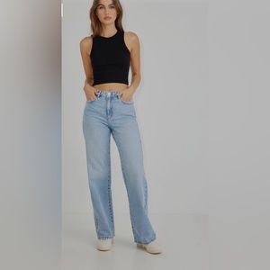 Garage wide leg jeans size